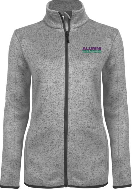 White Mountains Womens Heather Fleece Jacket Alumni - Mountains Community College - ONLINE ONLY