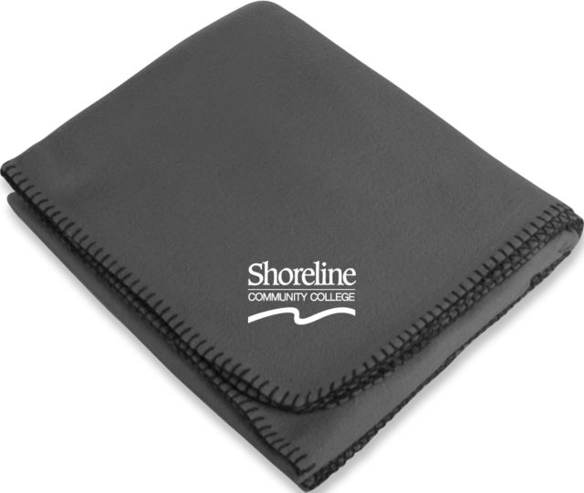 Shoreline Arctic Fleece Blanket Shoreline Community College Primary Word mark - ONLINE ONLY