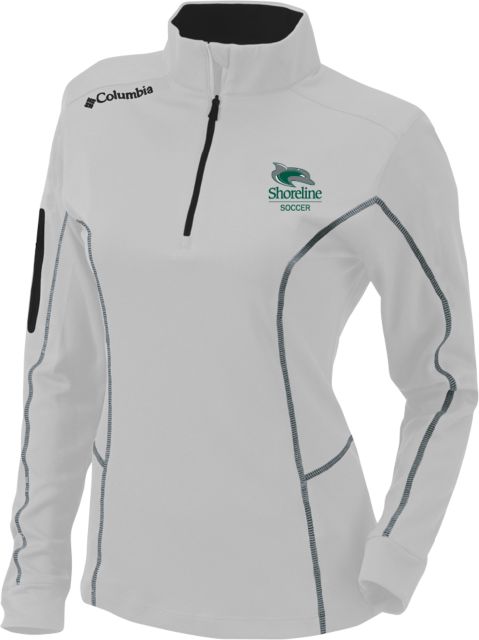 Shoreline Columbia Womens Omni Wick Shotgun 1/4 Zip Shoreline Athletics Mark - Soccer - ONLINE ONLY