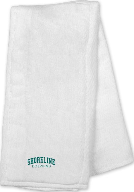 Shoreline Baby Burp Cloth Arched Shoreline Dolphins - ONLINE ONLY