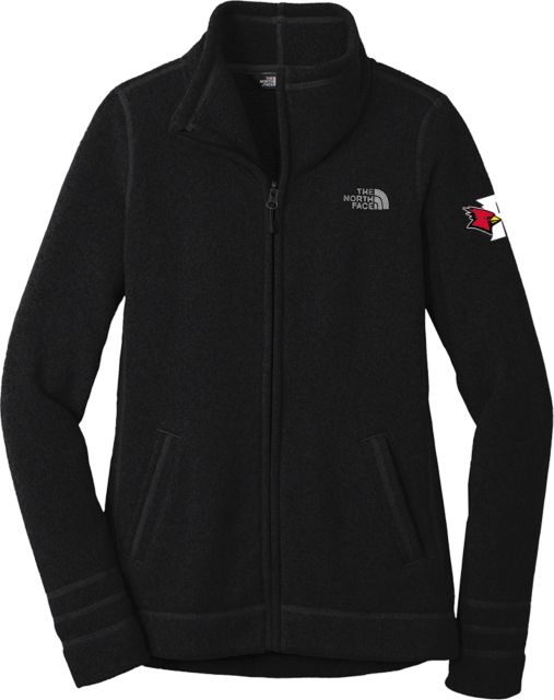 SUNY Plattsburgh The North Face Womens Heather Fleece Jacket P Cardinals - ONLINE ONLY