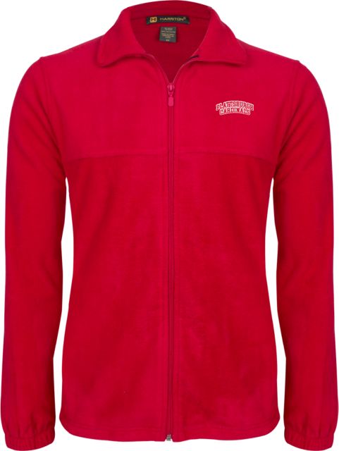 SUNY Plattsburgh Fleece Full Zip Jacket Arch. Cardinals - ONLINE ONLY