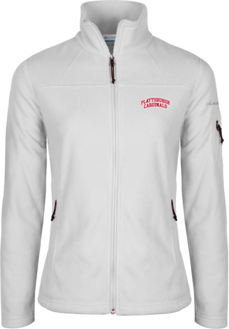 SUNY Plattsburgh Columbia Womens Full Zip Fleece Jacket Arch. Cardinals - ONLINE ONLY
