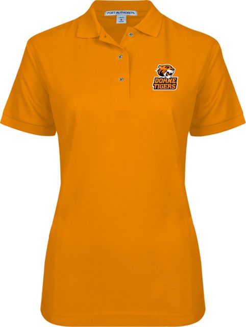 Doane Univ Womens Silk Touch Pique Polo Thomas Doanes Tigers - ONLINE ONLY