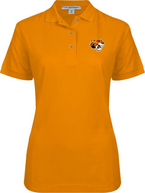 Doane Univ Womens Silk Touch Pique Polo Thomas Tiger Head - ONLINE ONLY