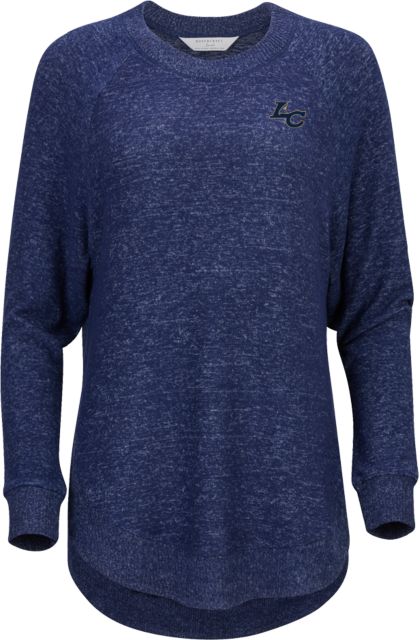 WHC Lemoore Boxercraft Womens Cuddle Oversized Crew Lemoore College Logo Mark - ONLINE ONLY