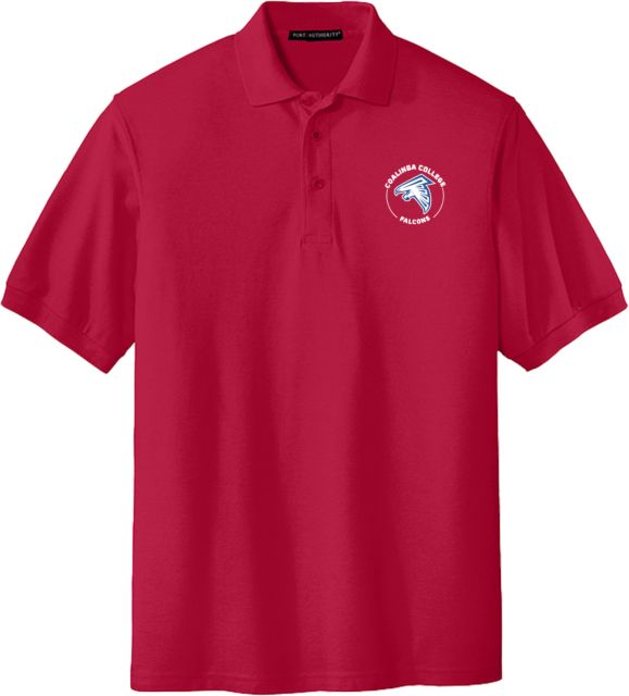 WHC Coalinga Extended Silk Touch Polo Coalinga College Mascot Mark - ONLINE ONLY