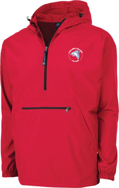 WHC Coalinga Charles River Womens Pack N Go Pullover Jacket Coalinga College Falcons Primary Athletics Mark - ONLINE ONLY
