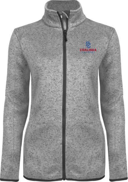 WHC Coalinga Womens Fleece Jacket Coalinga College Vertical Lockup - ONLINE ONLY