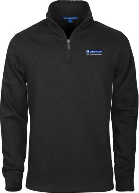 Albert Einstein Slub Fleece 1/4 Zip Pullover Einstein Logo - ONLINE ONLY