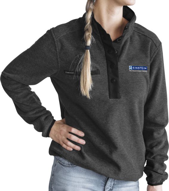 Albert Einstein Ladies DRI DUCK Aspen Fleece Pullover Einstein Logo - ONLINE ONLY