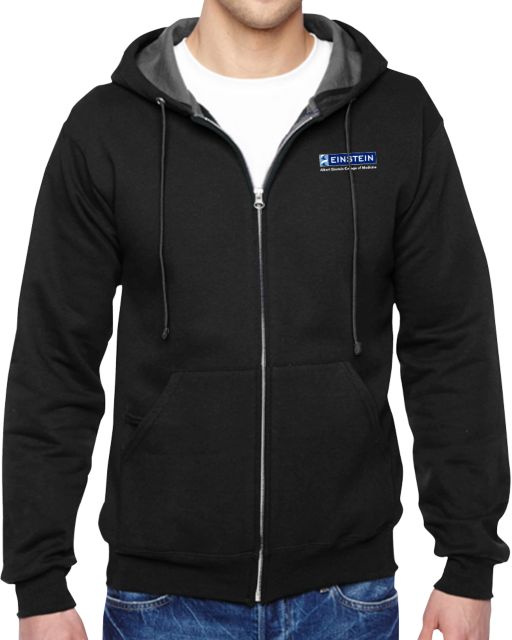 Albert Einstein Fleece Full Zip Hoodie Einstein Logo - ONLINE ONLY