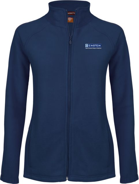 Albert Einstein Ladies Fleece Full Zip Jacket Einstein Logo - ONLINE ONLY