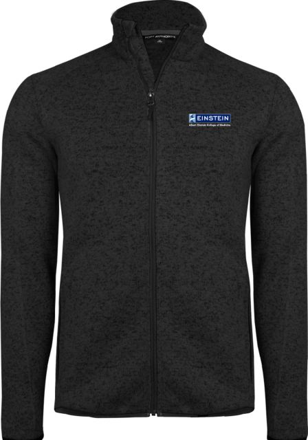 Albert Einstein Heather Fleece Jacket Einstein Logo - ONLINE ONLY