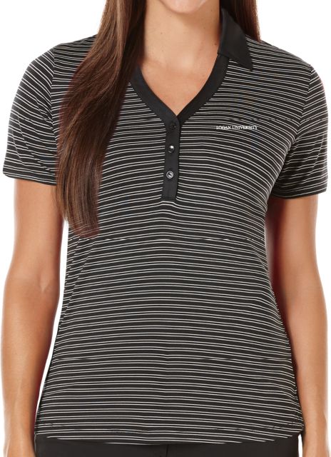 Logan Ladies Callaway Core Stripe Polo Primary Logo - ONLINE ONLY