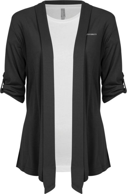 Logan Ladies Drape Front Cardigan Primary Logo - ONLINE ONLY