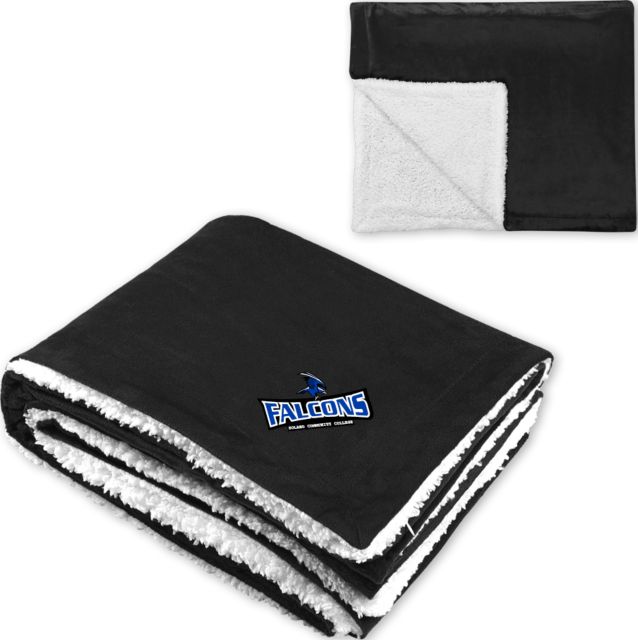 Solano Super Soft Luxurious Sherpa Throw Blanket Solano Community College Athletic Mark - ONLINE ONLY