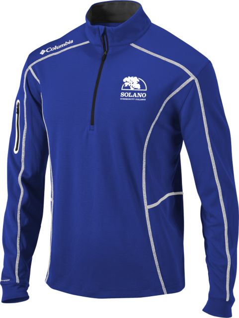 Solano Columbia Omni Wick Shotgun 1/4 Zip Solano Community College Institutional Mark - ONLINE ONLY