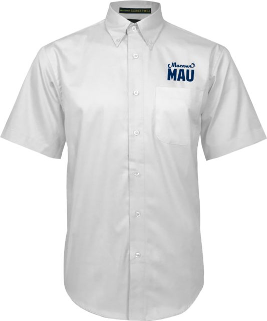 Millennia Atlantic Twill Button Down Short Sleeve Macaws MAU - ONLINE ONLY