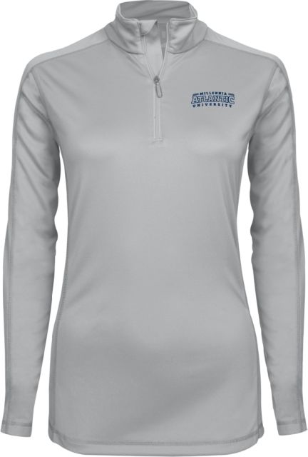 Millennia Atlantic Ladies Syntrel Interlock 1/4 Zip Arched Logo - ONLINE ONLY