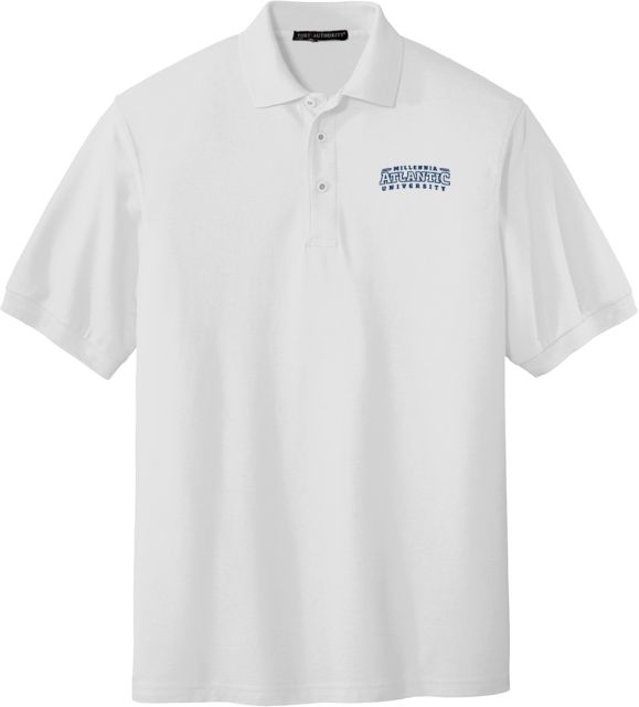 Millennia Atlantic Silk Touch Polo Arched Logo - ONLINE ONLY