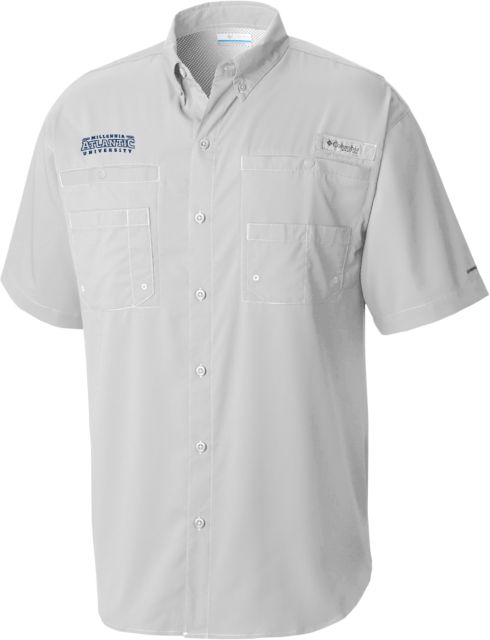 Millennia Atlantic Columbia Tamiami Performance Short Sleeve Shirt Arched Logo - ONLINE ONLY