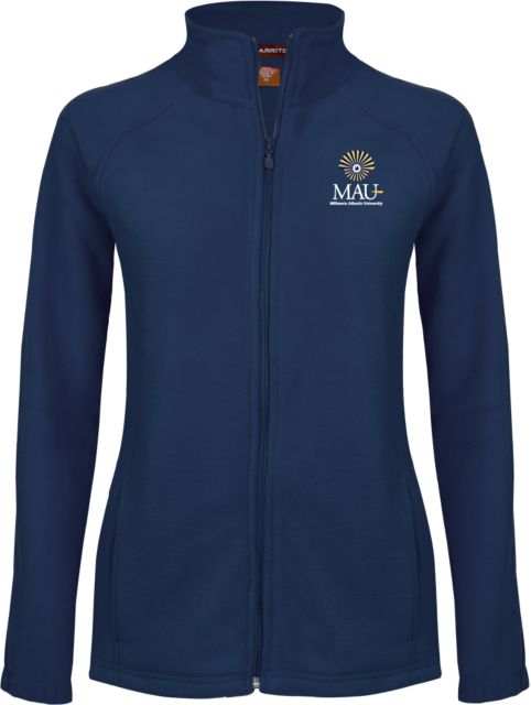 Millennia Atlantic Ladies Fleece Full Zip Jacket Primary Mark Vertical Embroidery - ONLINE ONLY