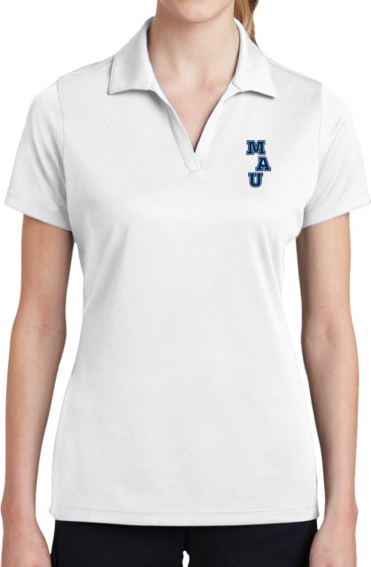 Millennia Atlantic Ladies Dry Mesh Polo MAU Stacked - ONLINE ONLY