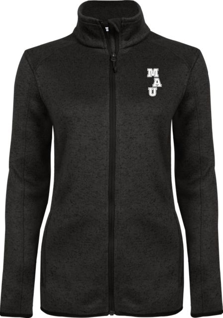 Millennia Atlantic Heather Ladies Fleece Jacket MAU Stacked - ONLINE ONLY