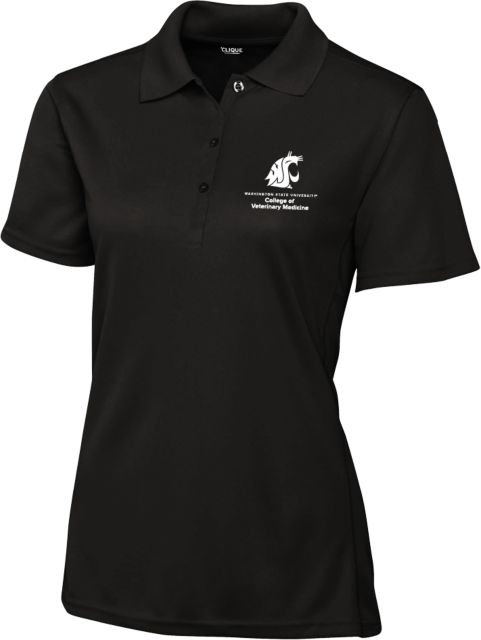 Washington State C&B Womens Clique Ice Pique Polo WSU College of Veterinary Medicine - ONLINE ONLY
