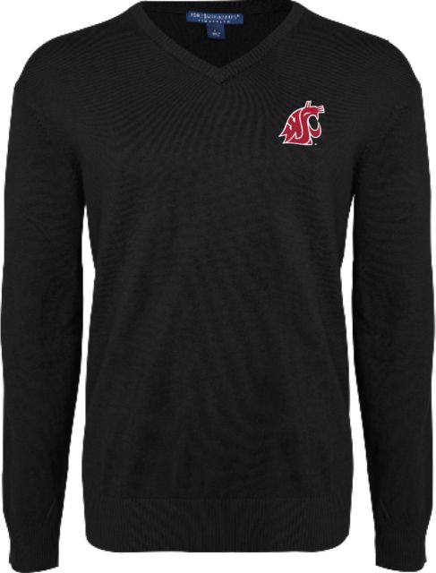 Washington State VNeck Sweater WSU Primary Athletic Mark - ONLINE ONLY