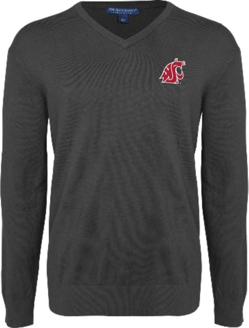 Washington State VNeck Sweater WSU Primary Athletic Mark - ONLINE ONLY