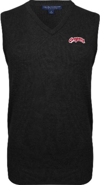 Washington State VNeck Sweater Vest WSU Cougars Word Mark - ONLINE ONLY