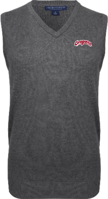 Washington State VNeck Sweater Vest WSU Cougars Word Mark - ONLINE ONLY
