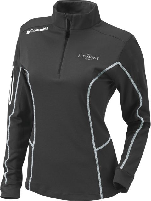 Altamont School Columbia Womens Omni Wick Shotgun 1/4 Zip Primary - ONLINE ONLY