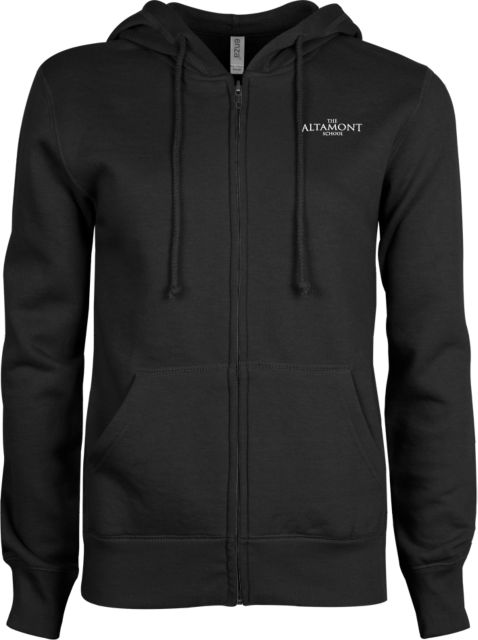 Altamont School ENZA Ladies Fleece Full Zip Hoodie Primary - ONLINE ONLY