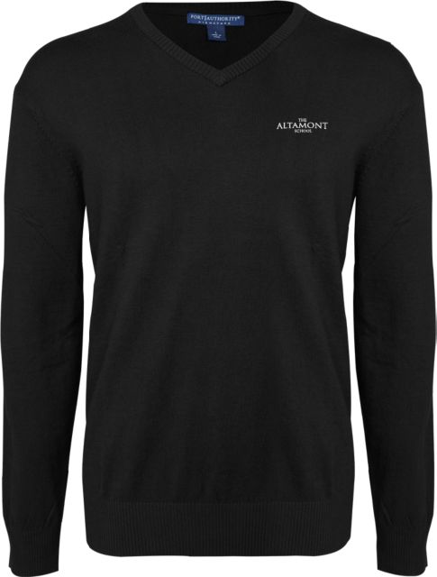 Altamont School Classic Mens V Neck Sweater Primary - ONLINE ONLY