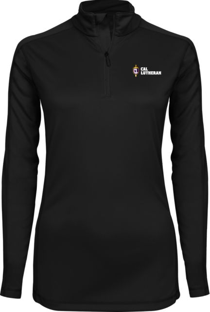 Cal Lutheran Syntrel Womens Interlock 1/4 Zip Sword and Shield Cal Lutheran - ONLINE ONLY