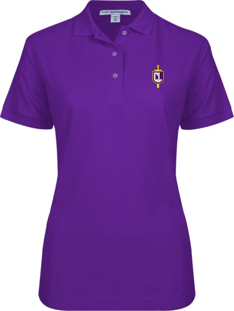 Cal Lutheran Womens Silk Touch Pique Polo Sword and Shield CL - ONLINE ONLY