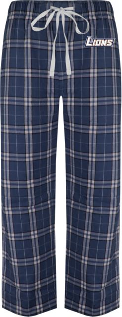 Nassau CC Navy/White Flannel Pajama Pant Lions - ONLINE ONLY
