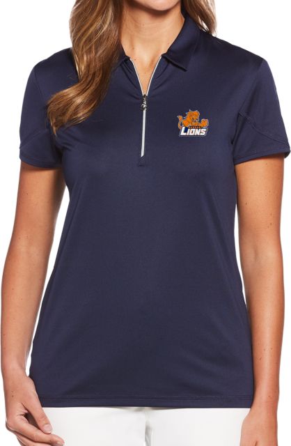 Nassau CC Ladies Callaway Tulip Sleeve Zip Polo Primary Mark - ONLINE ONLY