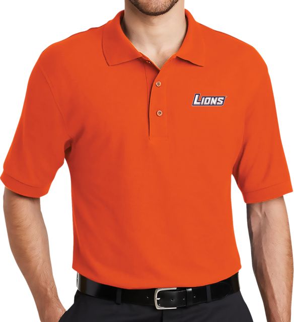 Nassau CC Orange Silk Touch Polo Lions - ONLINE ONLY
