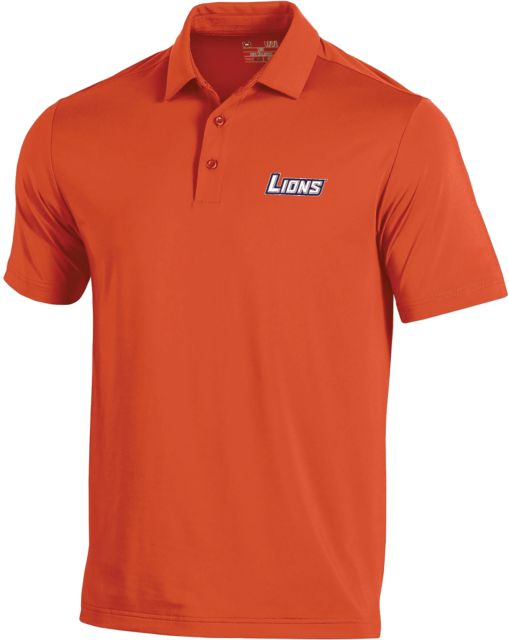 Nassau CC Under Armour Orange T2 Performance Polo Lions - ONLINE ONLY