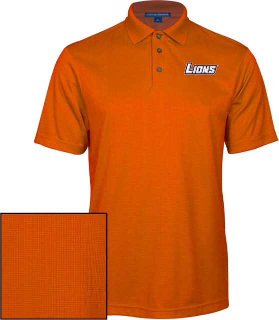 Nassau CC Orange Performance Fine Jacquard Polo Lions - ONLINE ONLY
