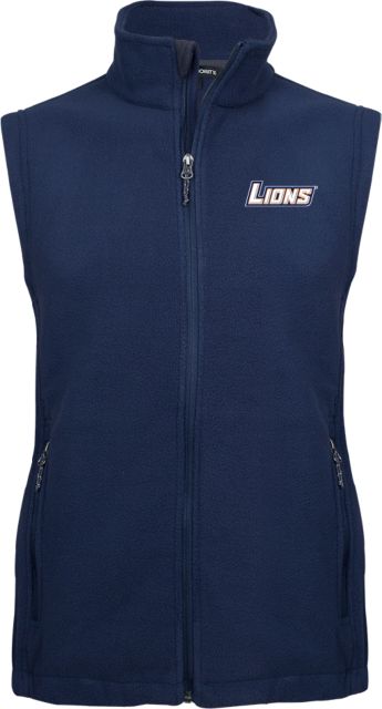 Nassau CC Fleece Full Zip Vest Lions - ONLINE ONLY