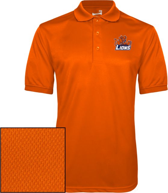 Nassau CC Orange Dry Mesh Polo Primary Mark - ONLINE ONLY