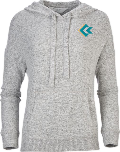 Conconino Boxercraft Womens Oxford Heather Cuddle Soft Hoodie Coconino Community College - Emblem - ONLINE ONLY