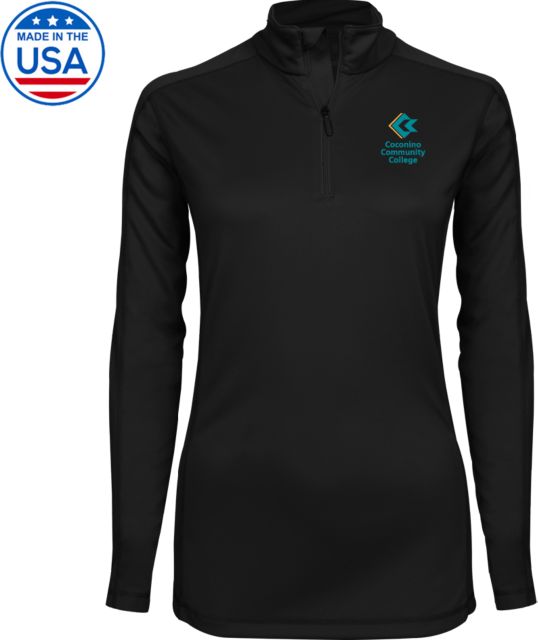 Conconino Syntrel Womens Interlock 1/4 Zip Coconino Community College - Primary Mark - ONLINE ONLY