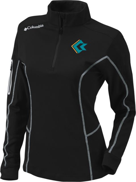 Conconino Columbia Womens Omni Wick Shotgun 1/4 Zip Coconino Community College - Emblem - ONLINE ONLY