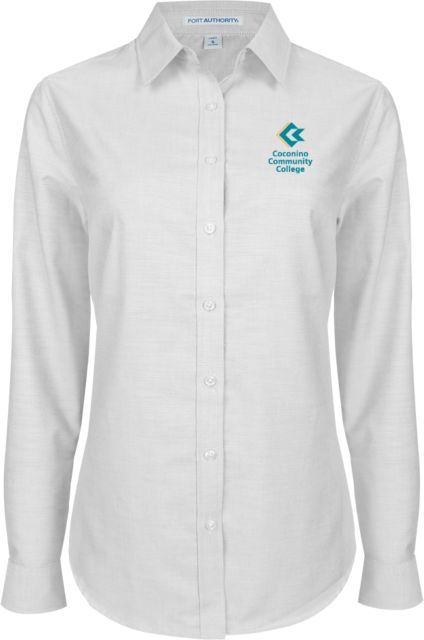 Conconino Womens Oxford Shirt Coconino Community College - Primary Mark - ONLINE ONLY